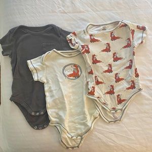 Touched by Nature organic onesies lot - 18M